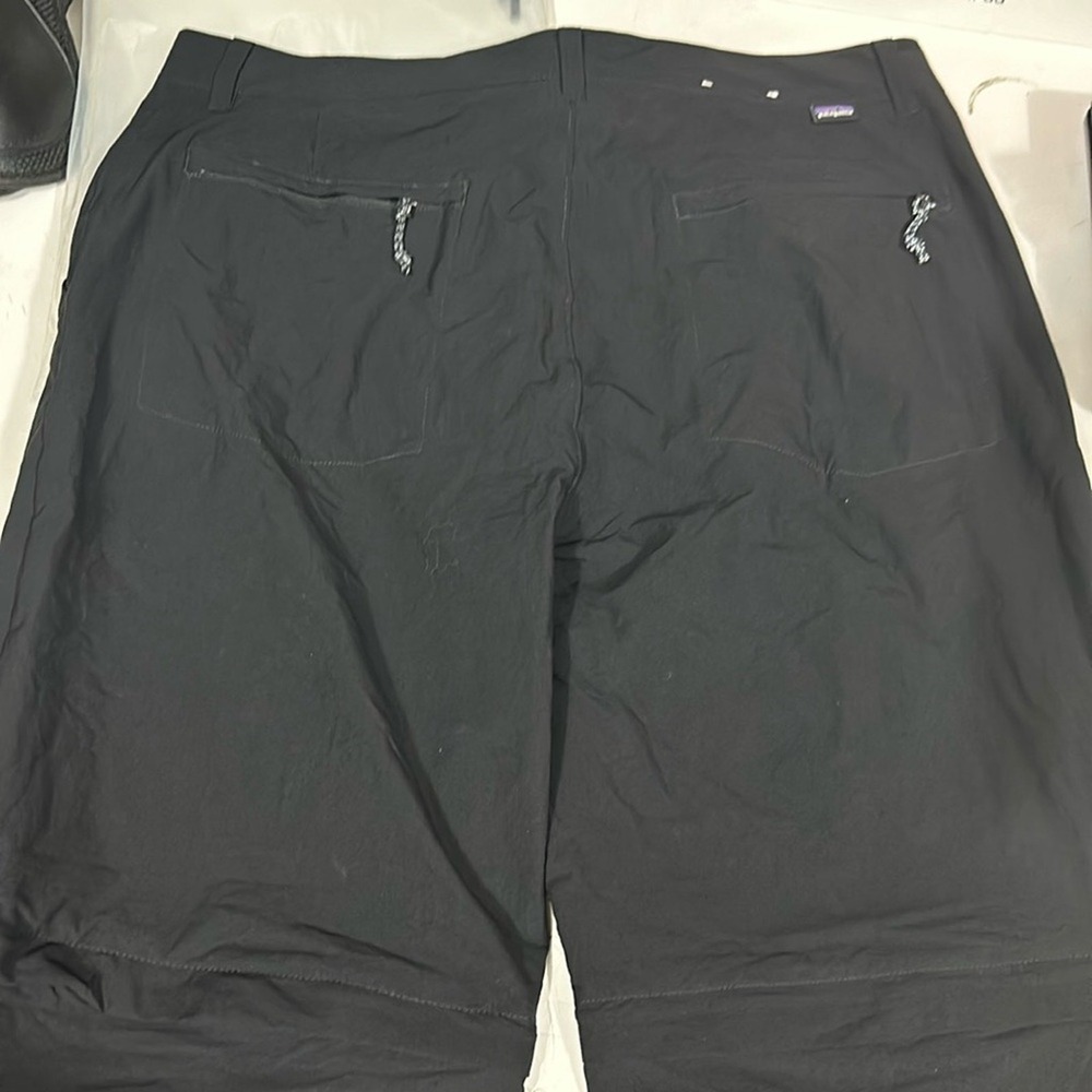 Patagonia‎ Men's Stonycroft Convertible Pants Black NWT Size 35 x Inseam 32 - Picture 4 of 7